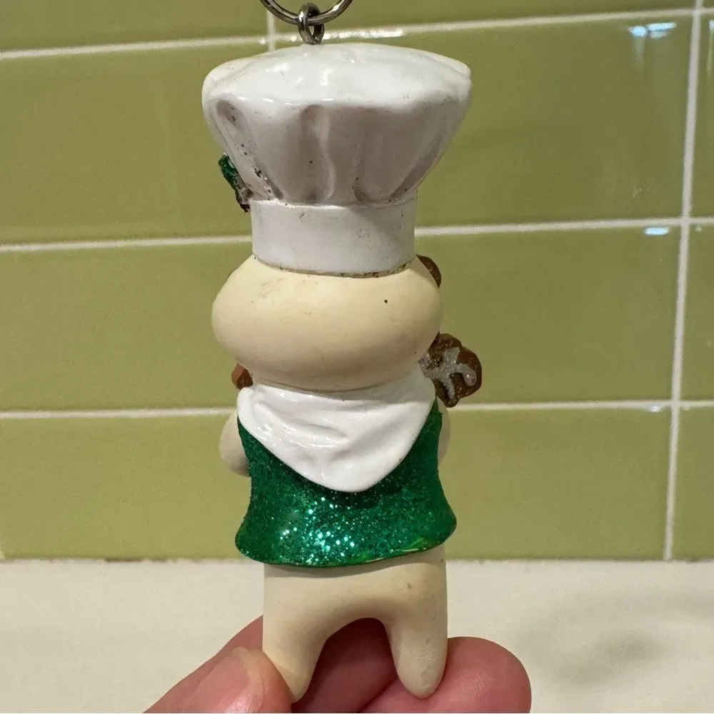 Danbury Mint The Pillsbury Doughboy Glitter Ornament Snowflake Cookie - No Box